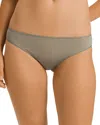 Hanro Ultralight High Cut Briefs In Crystal Green