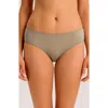 Hanro Ultralight High Cut Briefs In Crystal Green