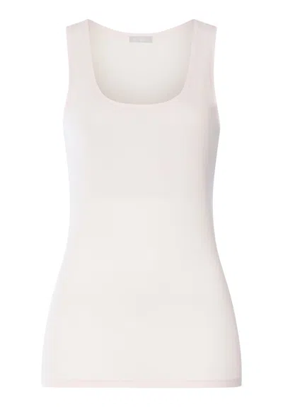 Hanro Ultralight Round Neck Cotton Tank Top In Multi