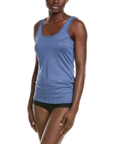 Hanro Ultralight Round Neck Tank In Blue