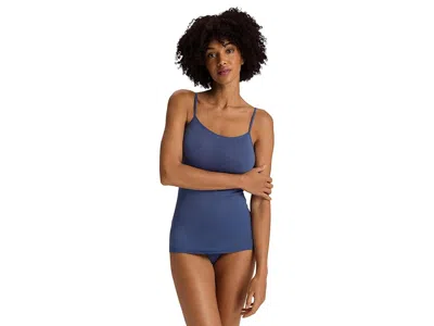 Hanro Ultralight Spaghetti Camisole In Blue