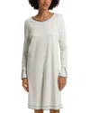 Hanro Una Tulip Sleeve Nightgown In Gray