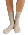 Hanro Unisex Socks In Desert Beige