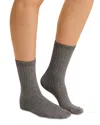 Hanro Unisex Socks In Magma Gray