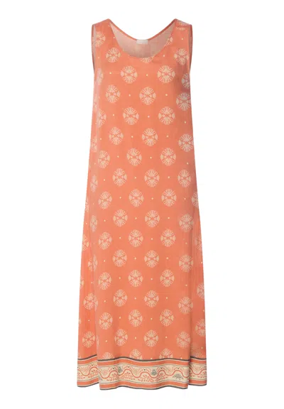 Hanro Urban Casuals Linen Blend Woven Dress In Multi