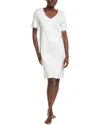 Hanro V-neck Nightgown In White