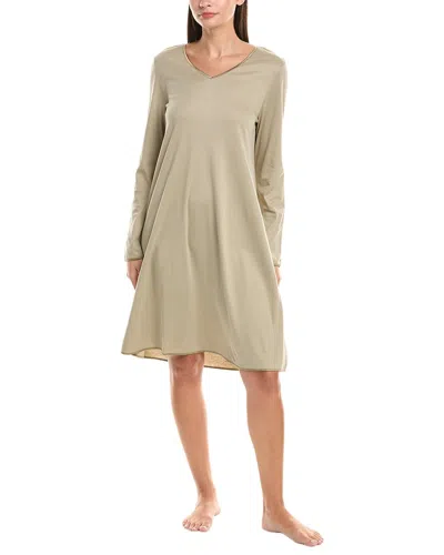 Hanro V-neck Nightgown In White