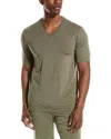 Hanro V-neck T-shirt In Green