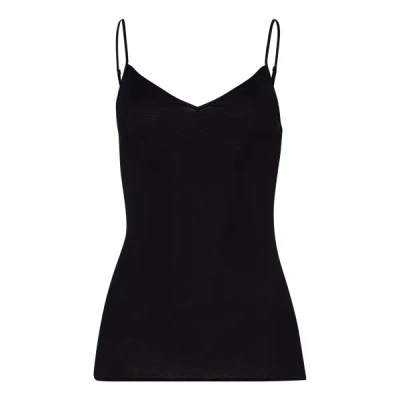 Hanro V-neck Tank Top In Neutral