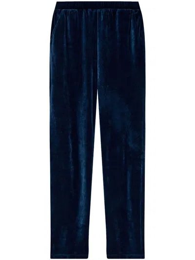 Hanro Velour Trousers In Blue