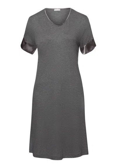 Hanro Virginia Tencel™ And Cotton Nightgown In Gray