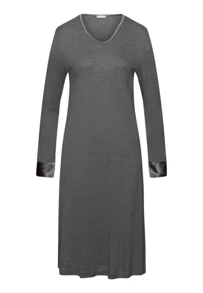 Hanro Virginia Tencel™ And Cotton Nightgown In Gray