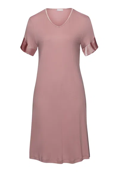 Hanro Virginia Tencel™ And Cotton Nightgown In Pink