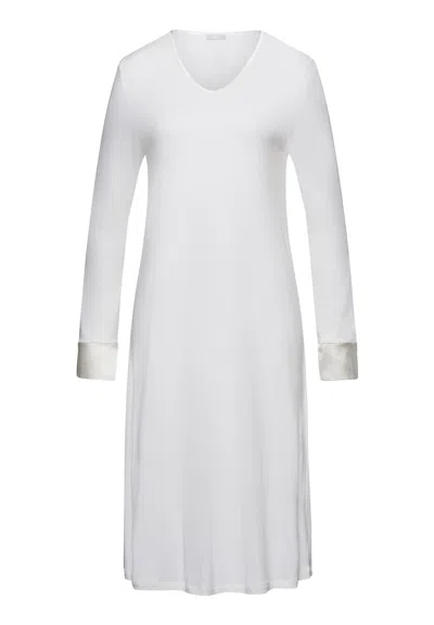 Hanro Virginia Tencel™ And Cotton Nightgown In White