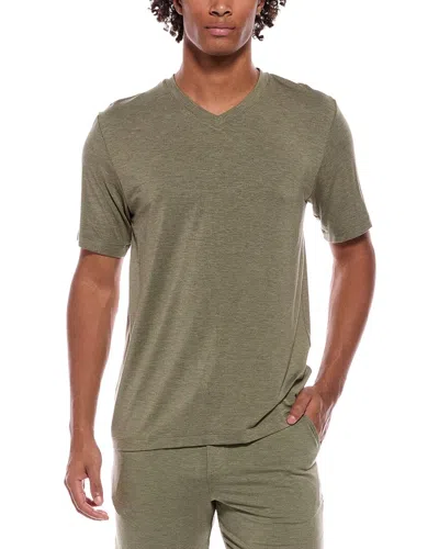 Hanro V-neck Shirt In Green