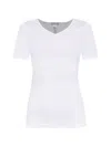 Hanro V-neck T-shirt In White