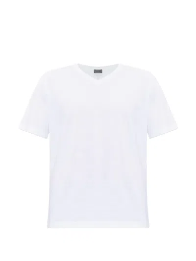Hanro V-neck T-shirt In Red