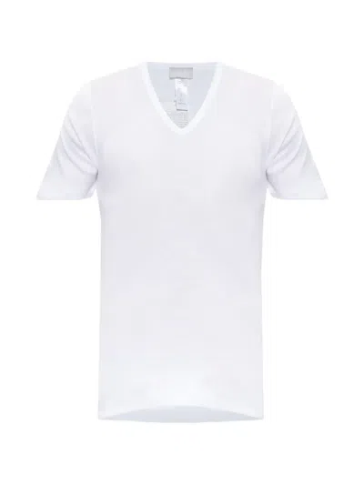 Hanro V-neck T-shirt In White