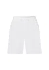 Hanro Essentials Drawstring-elasticated Shorts In White