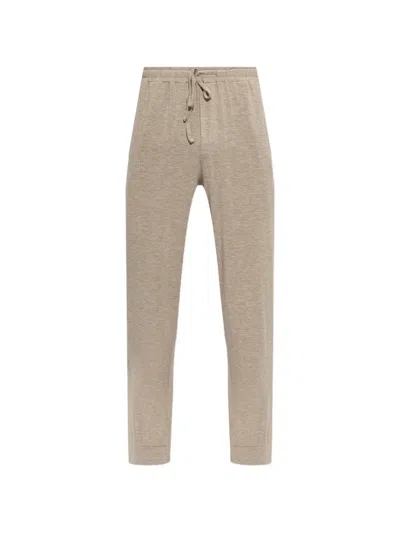 Hanro Winter Casuals Track Pants In Brown