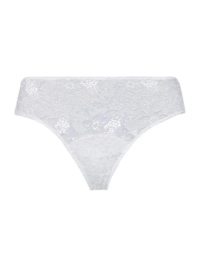 Hanro Women's Moments Floral Lace Briefs In White