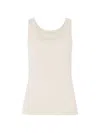 Hanro Women's Sleep & Lounge Rib Tank Top In Warm Sand