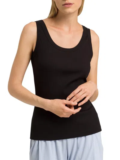 Hanro Women's Sleep & Lounge Tank Top In Black