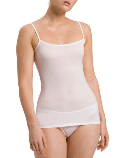 Hanro Women's Ultralight Cotton Camisole In White