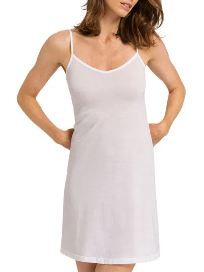 HANRO WOMEN'S ULTRALIGHT DAYWEAR MERCERIZED COTTON BODYDRESS