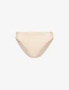 Hanro Womens  Seamless Midi Stretch-cotton Briefs In 0274 Beige