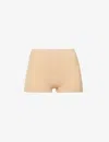 Hanro Womens Beige Touch Feeling Mid-rise Stretch-jersey Briefs In Beige