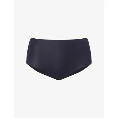 Hanro Womens Black Invisible High-rise Stretch-cotton Briefs Xs