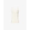 Hanro Womens Melon Soda Touch Feeling Scoop-neck Stretch-woven Top