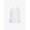 HANRO WOMENS HANRO SLEEP & LOUNGE STRIPED COTTON PYJAMA SHIRT