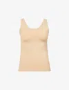 Hanro Touch Feeling Scooped Stretch-jersey Top In Beige