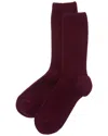 Hanro Wool & Cashmere-blend Socks In 3065-natural Ruby