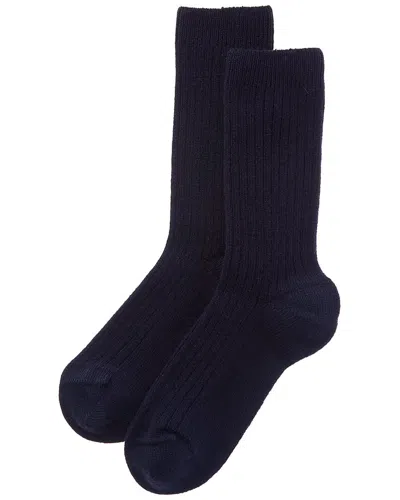 Hanro Wool & Cashmere-blend Socks In Black
