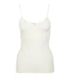 Hanro Satin Deluxe Camisole In Green