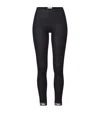 Hanro Wool-silk Woolen Lace Leggings In Black