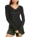 Hanro Lace-detailing Top In Black