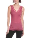 Hanro Woolen Lace Wool & Silk-blend Tank In Pink