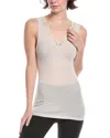 Hanro Woolen Lace Wool & Silk-blend Tank In White