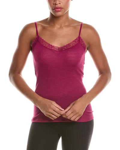 Hanro Woolen Lace Wool & Silk-blend Tank In Pink