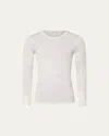 Hanro Woolen Silk Long Sleeve Crewneck Tee