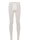Hanro Woolen Silk Longleg In Cygne