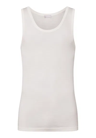 Hanro Woolen Silk M Wool And Silk Tank Top In Cygne