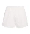 Hanro Woven Plain Boxer Shorts In White