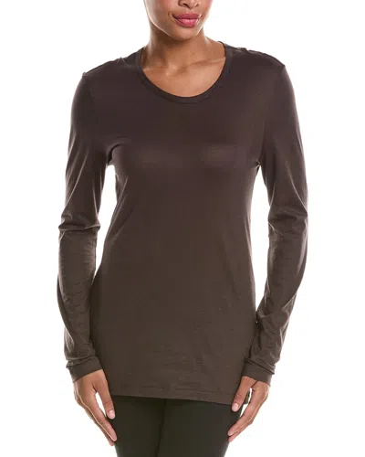 Hanro X Arthur Arbesser Crewneck Top In Brown