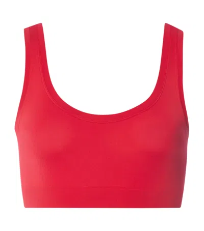 Hanro X Charlotte Adam Crop Top In Red