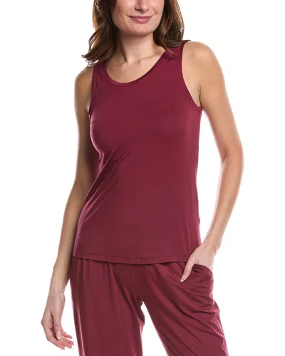 Hanro Yoga Relaxed Round Neck Tank In Brown